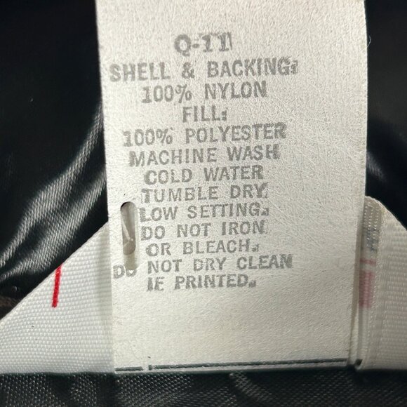 Vintage Center Line Racing Apparel Puffer Vest X-Large Nylon/Polyester Black - Picture 7 of 13